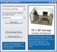 Storage Calculator screenshot